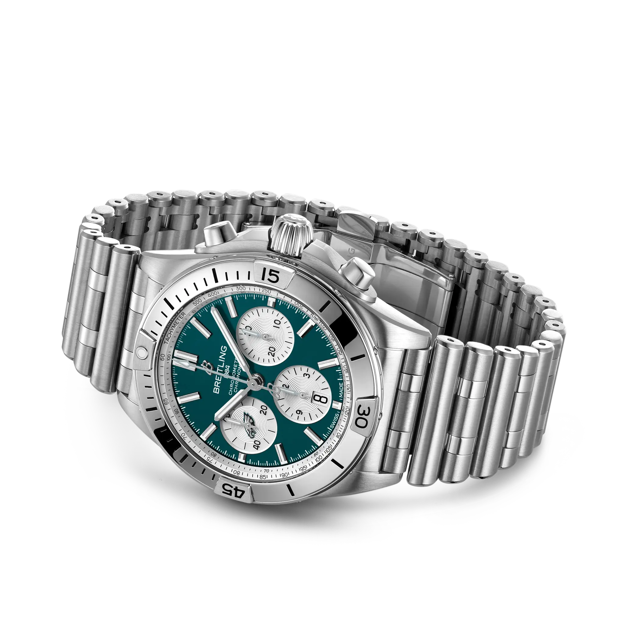 Breitling Chronomat B01 42 NFL Philadelphia Eagles Edition AB01342B1L4A1