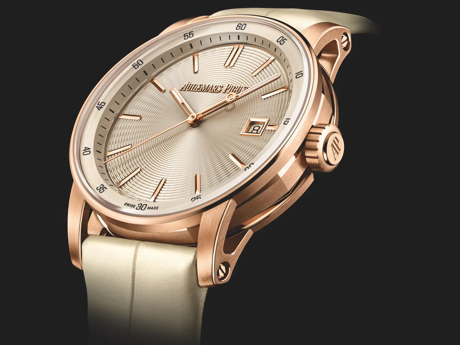 Audemars Piguet Code 11.59 Selfwinding 38mm Pink Rose Gold Ivory Dial | 77410OR.OO.A825CR.01