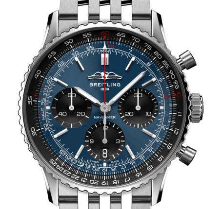 Breitling AB0139241C1A1 Navitimer B01 Blue Dial - Νew