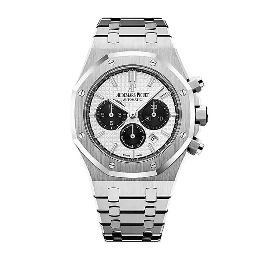 Audemars piguet Royal Oak Selfwinding 41MM Chronograph Silver Watch