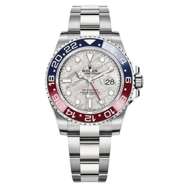 Rolex GMT-Master II Pepsi 126719BLRO-0002, 18k White Gold, Meteorite Dial