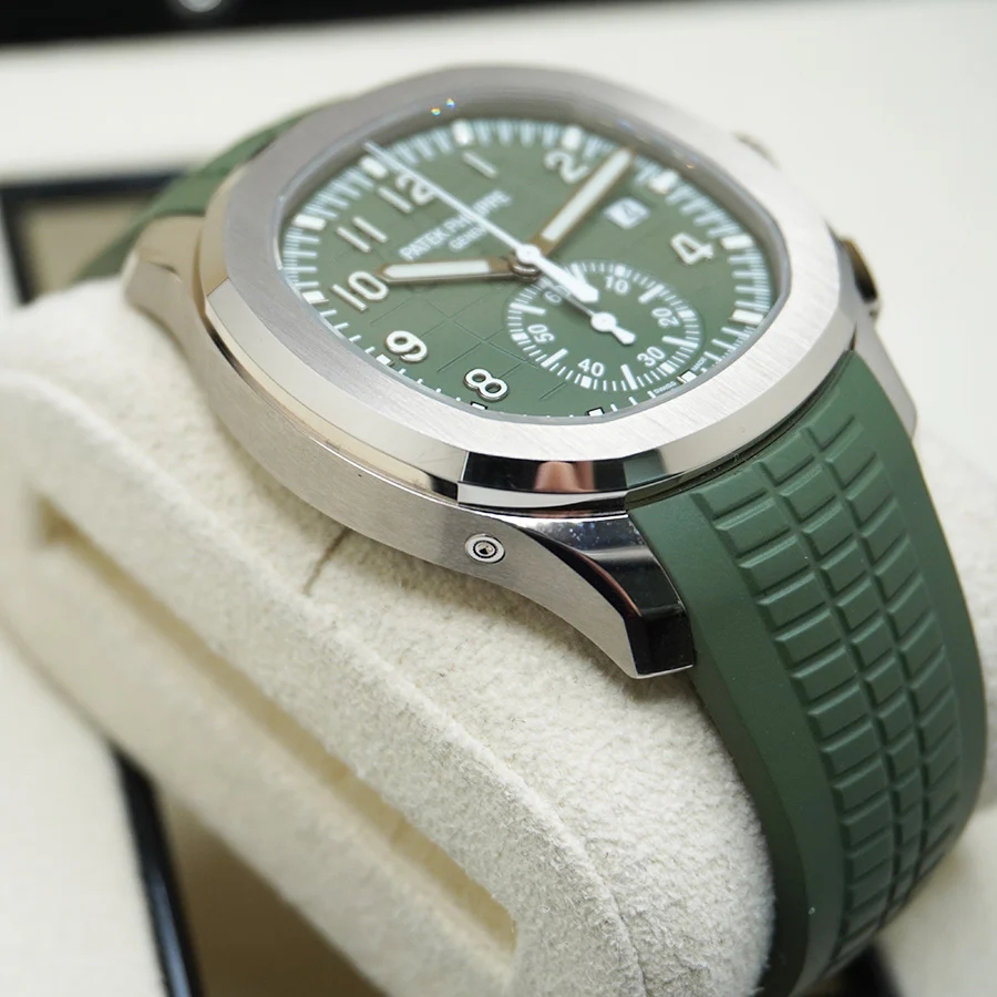 Patek Philippe Aquanaut Khaki Green Mens Watch 5968G-010