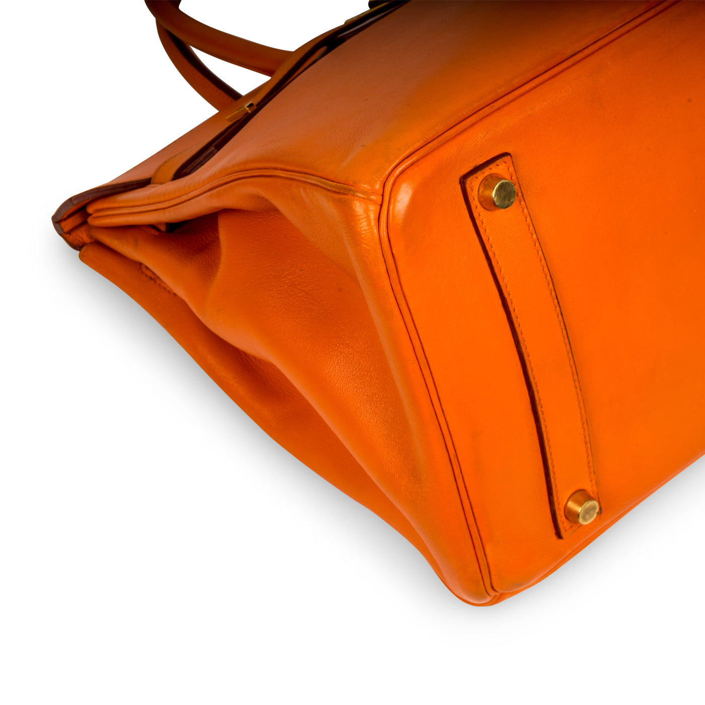 Hermes HM Bags Birkin 35 Orange Swift Luxury Bags