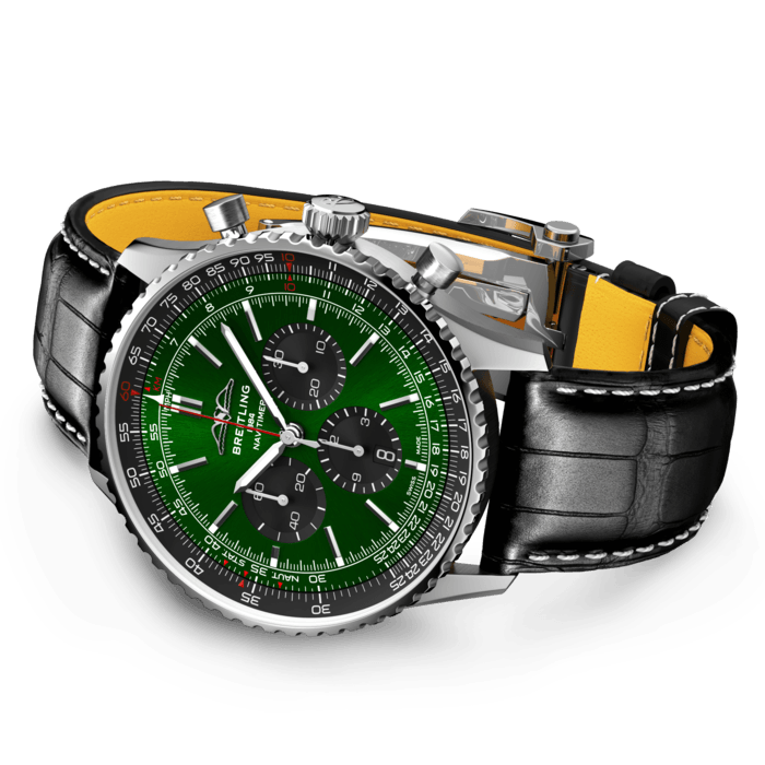 Breitling AB0137241L1P1 Navitimer B01 Green Dial - Νew