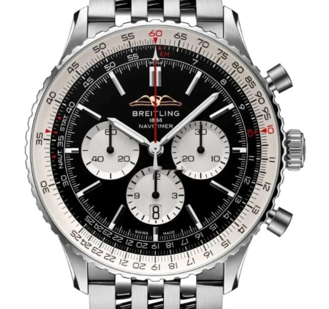 Breitling AB0137211B1A1 Navitimer B01 Black Dial - Νew