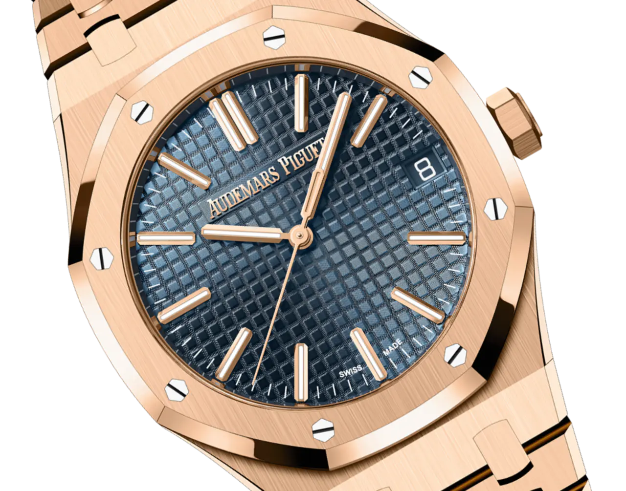 Audemars Piguet ROYAL OAK Pink Gold “Night Blue Cloud 50” Dial 41mm