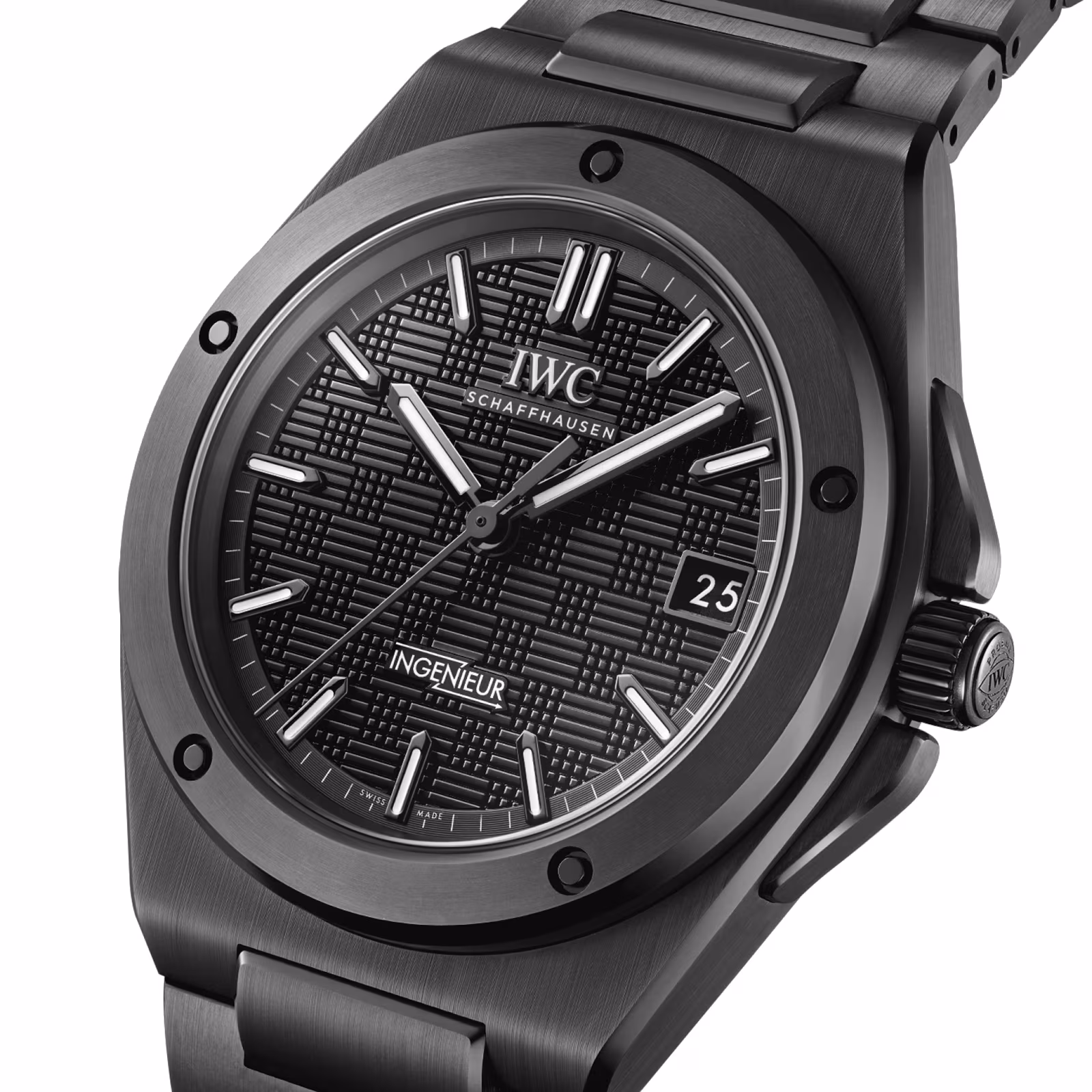 IWC Ingenieur Automatic 42mm Mens Watch Black IW338903