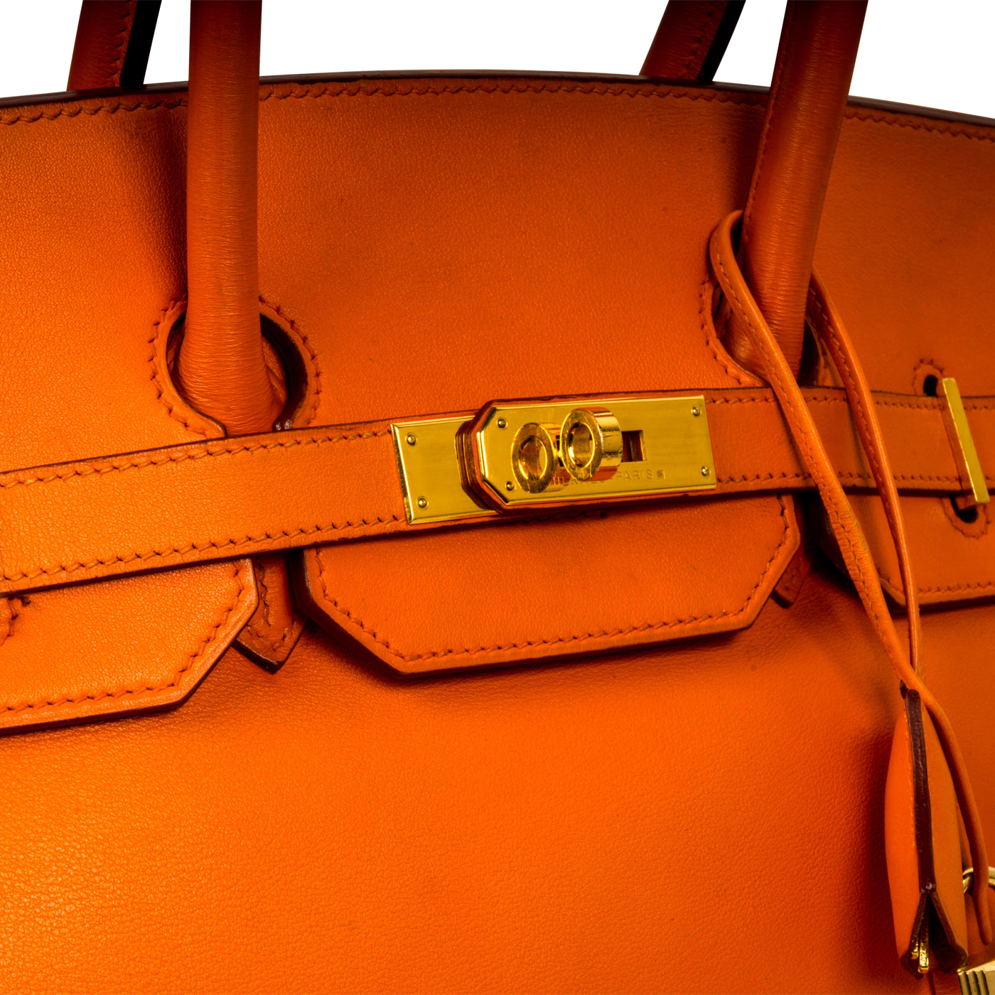 Hermes HM Bags Birkin 35 Orange Swift Luxury Bags