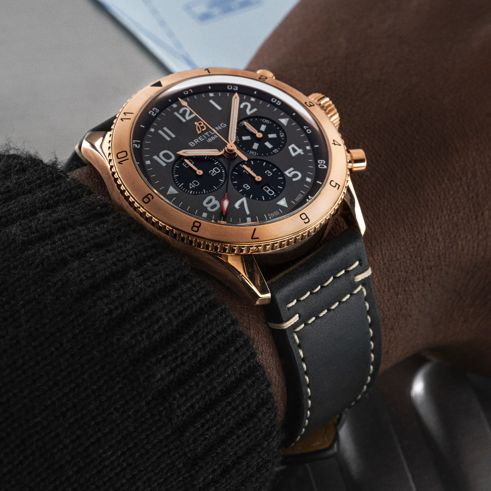 Breitling Classic AVI Super AVI B04 Chronograph GMT 46 P-51 Mustang RB04451A1B1X1