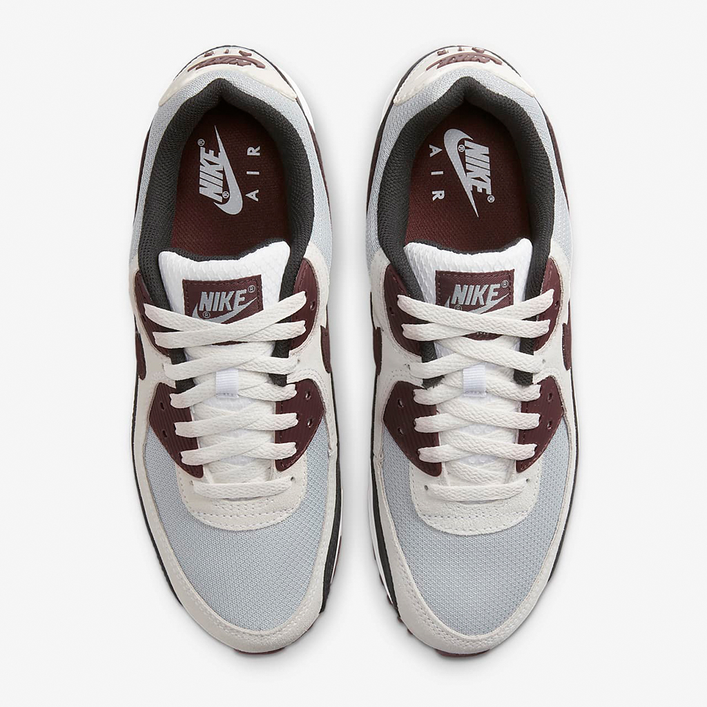 Air Max 90 – Wolf Grey/Phantom/Black/Burgundy Crush