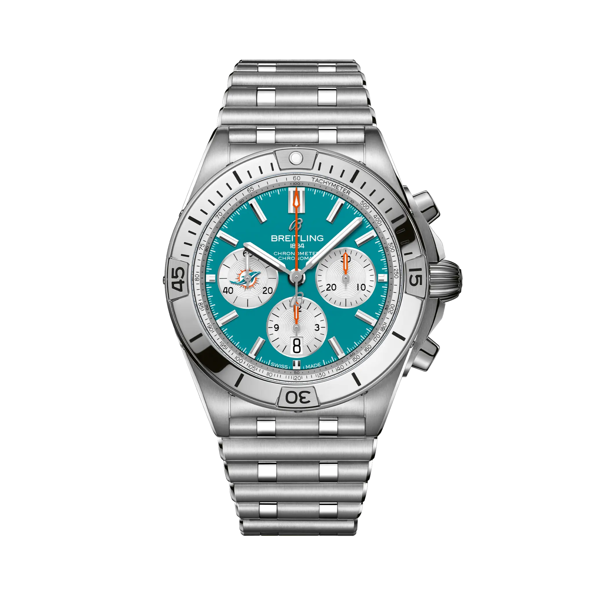 Breitling Chronomat B01 42 NFL Miami Dolphins Edition AB01342B1L2A1
