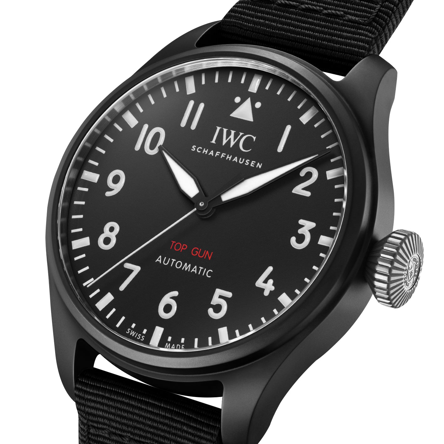 IWC Big Pilot Top Gun 43mm Mens Watch Black IW329801