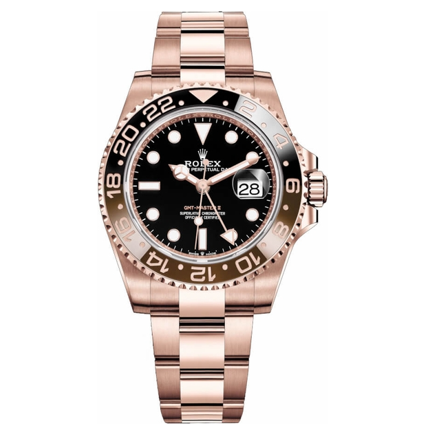 Rolex GMT-Master II Root Beer Rose Gold 126715CHNR