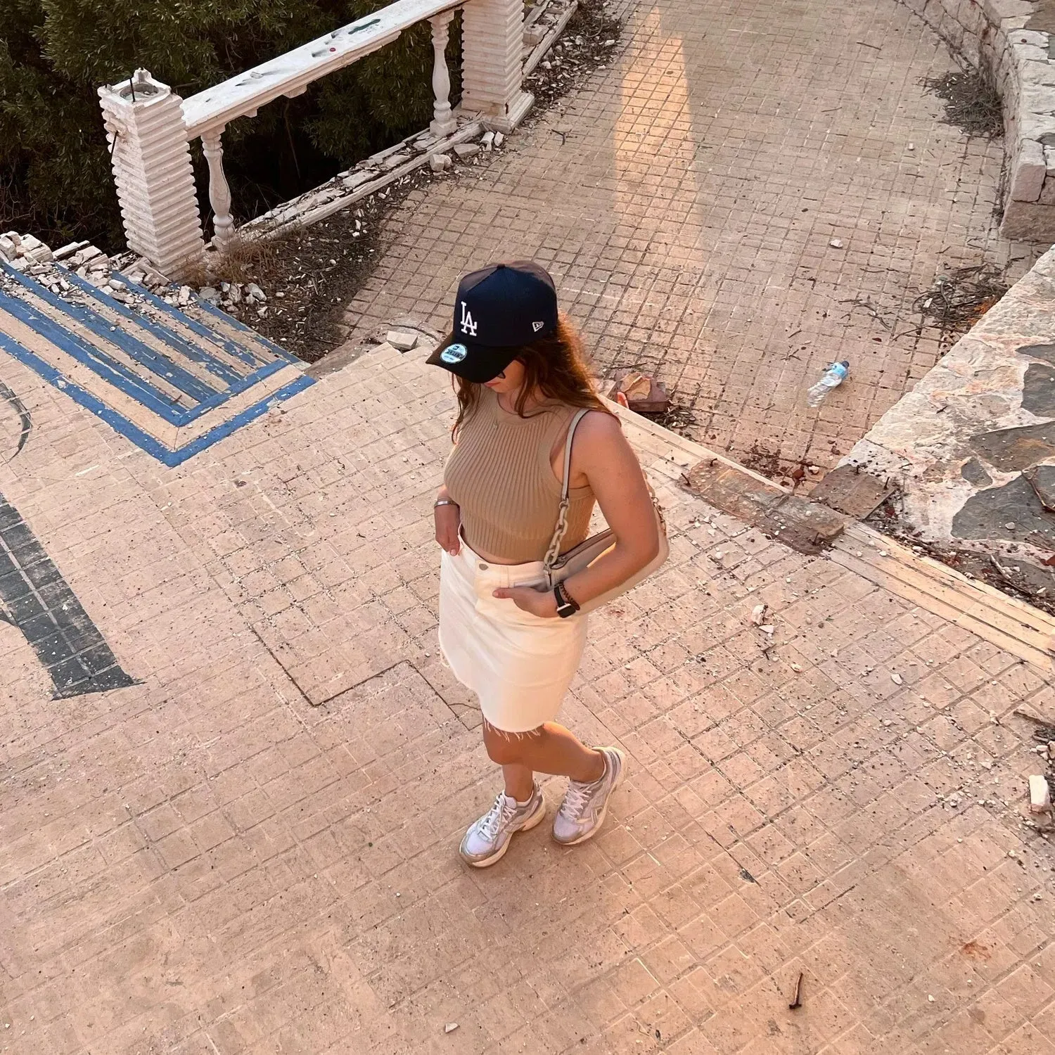 NEW ERA 9FORTY A-FRAME LOS ANGELES DODGERS FIRST LOS ANGELES WORLD SERIES TWO TONE / KHAKI UV SNAPBACK