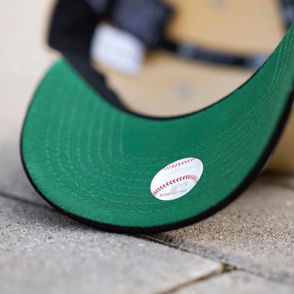 NEW ERA 9FORTY A-FRAME MLB NEW YORK YANKEES WORLD SERIES 1998 TWO TONE / KELLY GREEN UV SNAPBACK