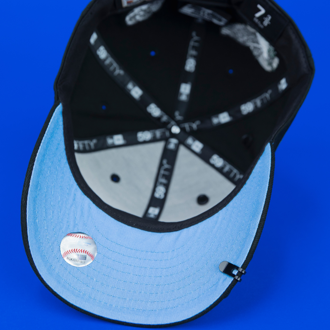 NEW ERA EXCLUSIVE 59FIFTY BLACK LOS ANGELES DODGERS 