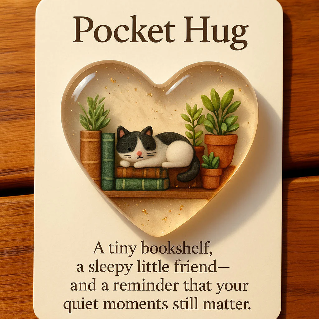 📚💖Bookshelf Pocket Hug