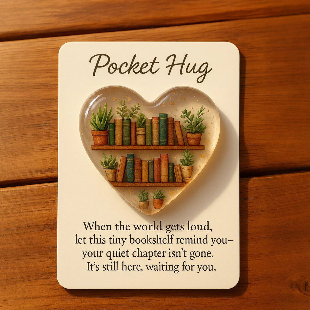 📚💖Bookshelf Pocket Hug