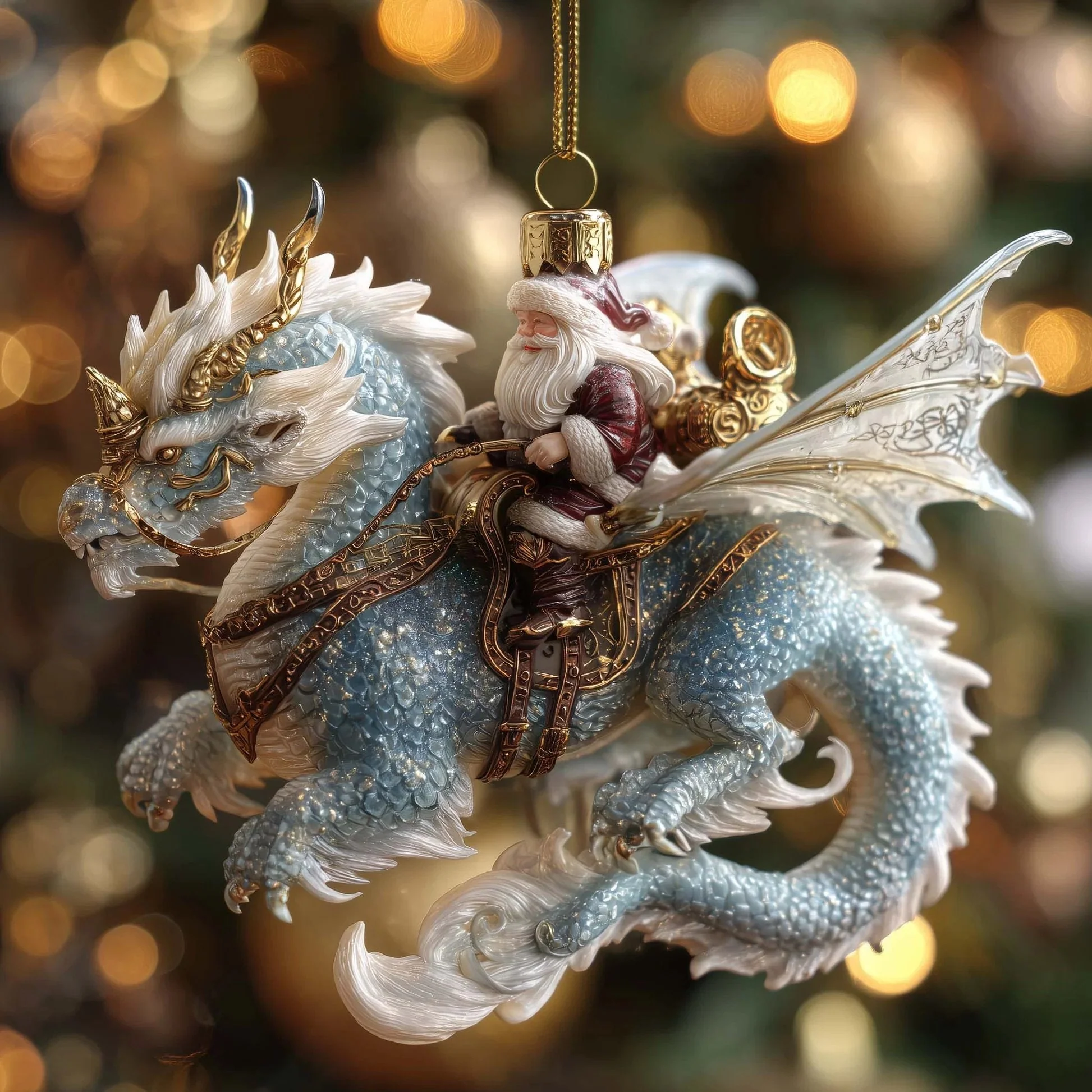 🔥Fantasy Christmas: Santa's Ride Collection Ornament🎅