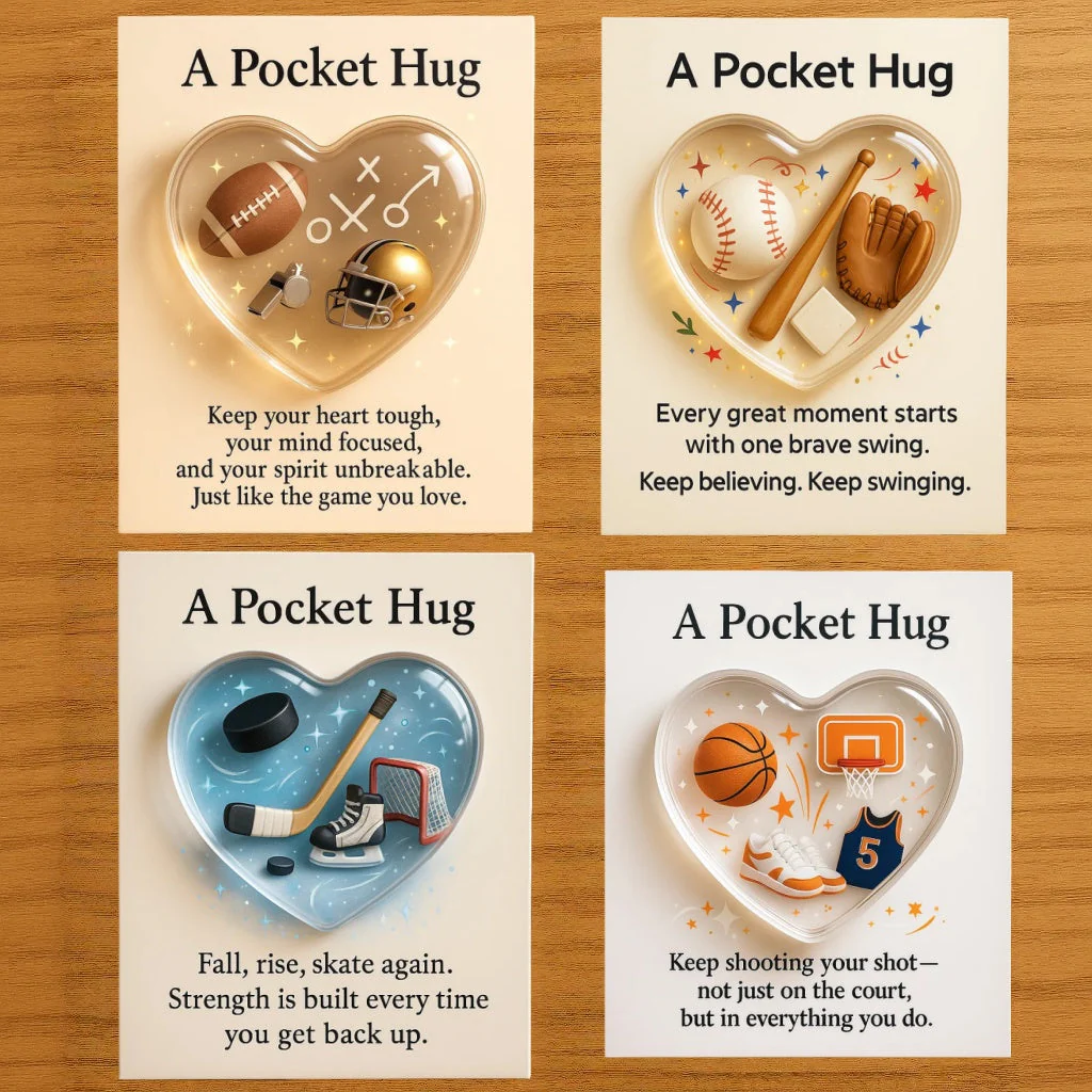 Sports-themed Pocket Hug