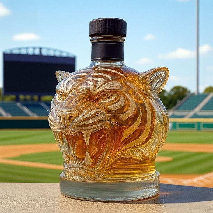 BEST LSU Tigers Head Whiskey Bottle