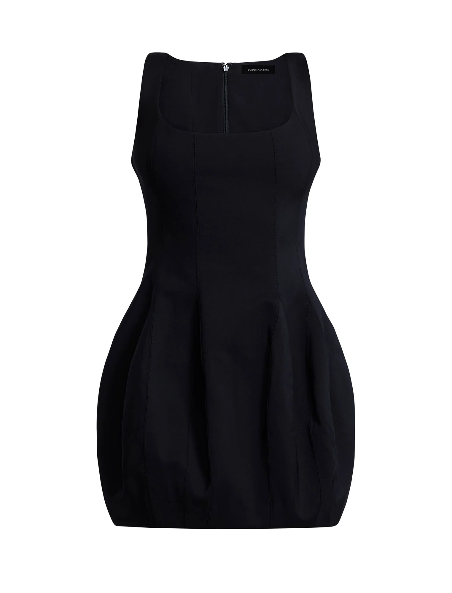 Solid Structure Mini Dress