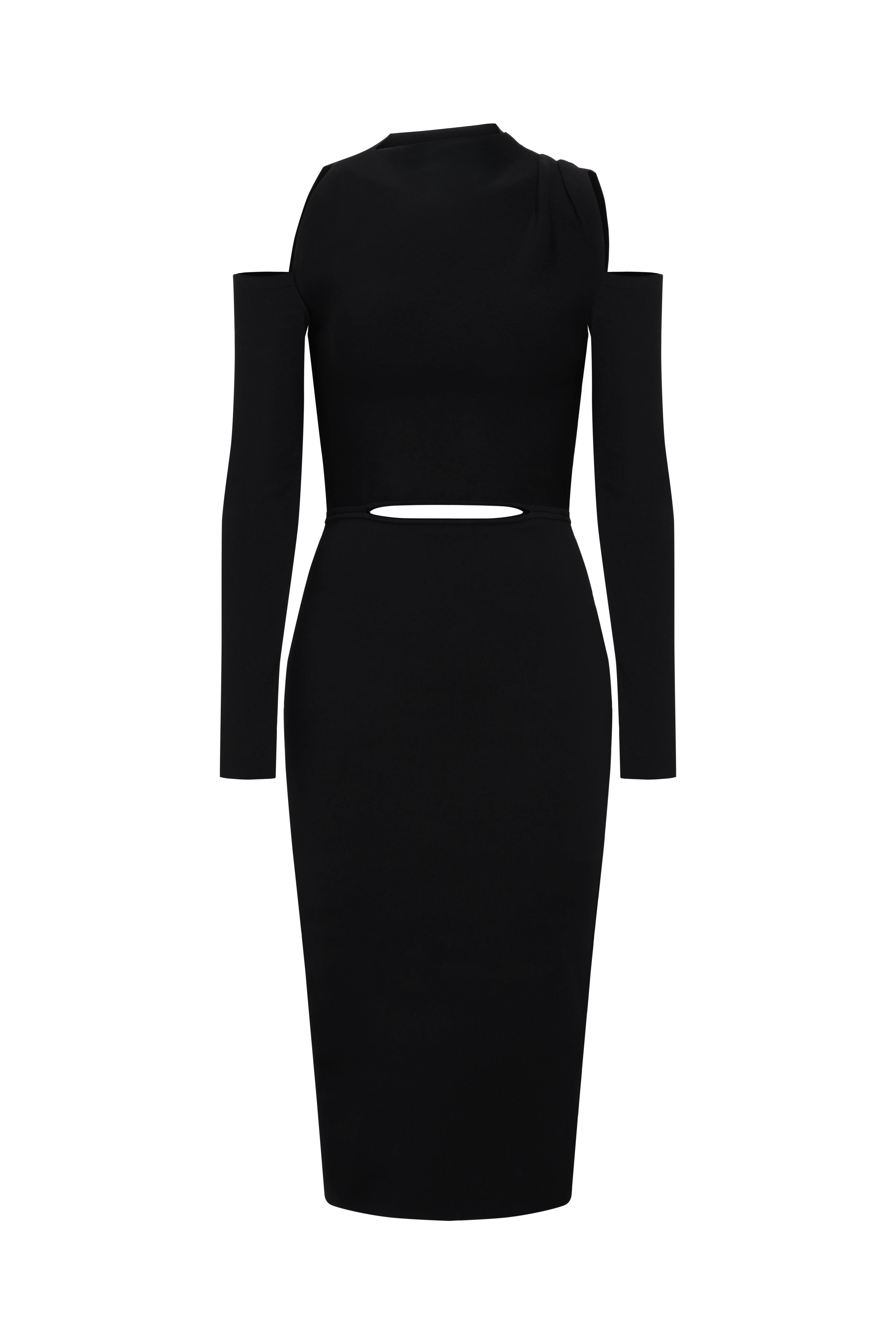 Cutout Cold Shoulder Dress