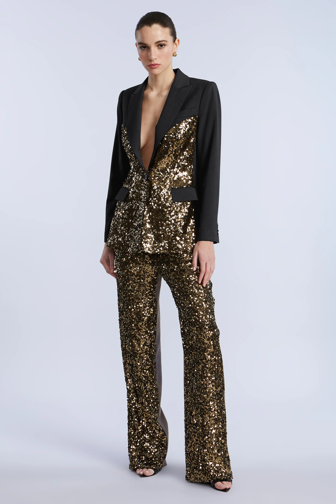 Sequin Mix Blazer