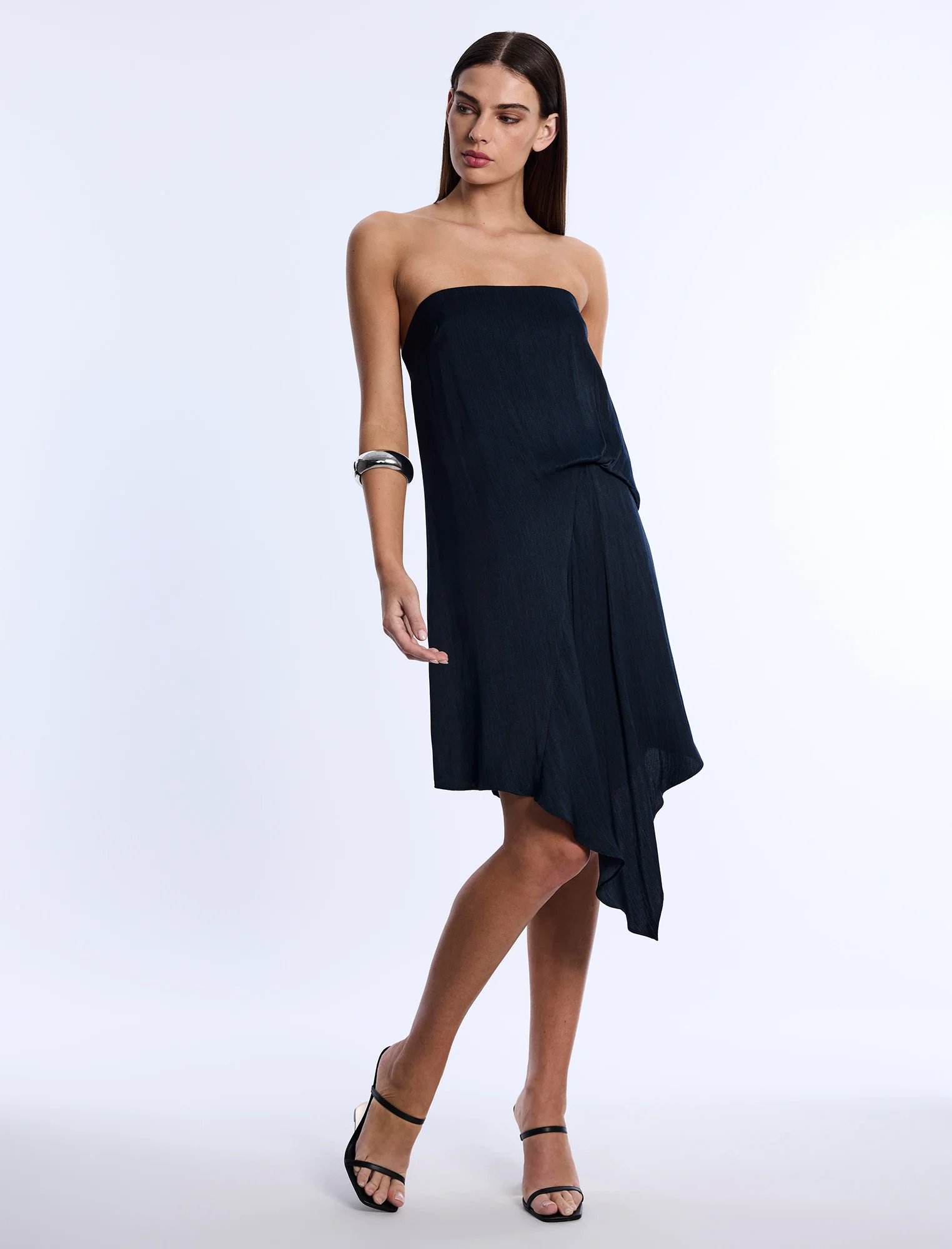Strapless Drape Dress