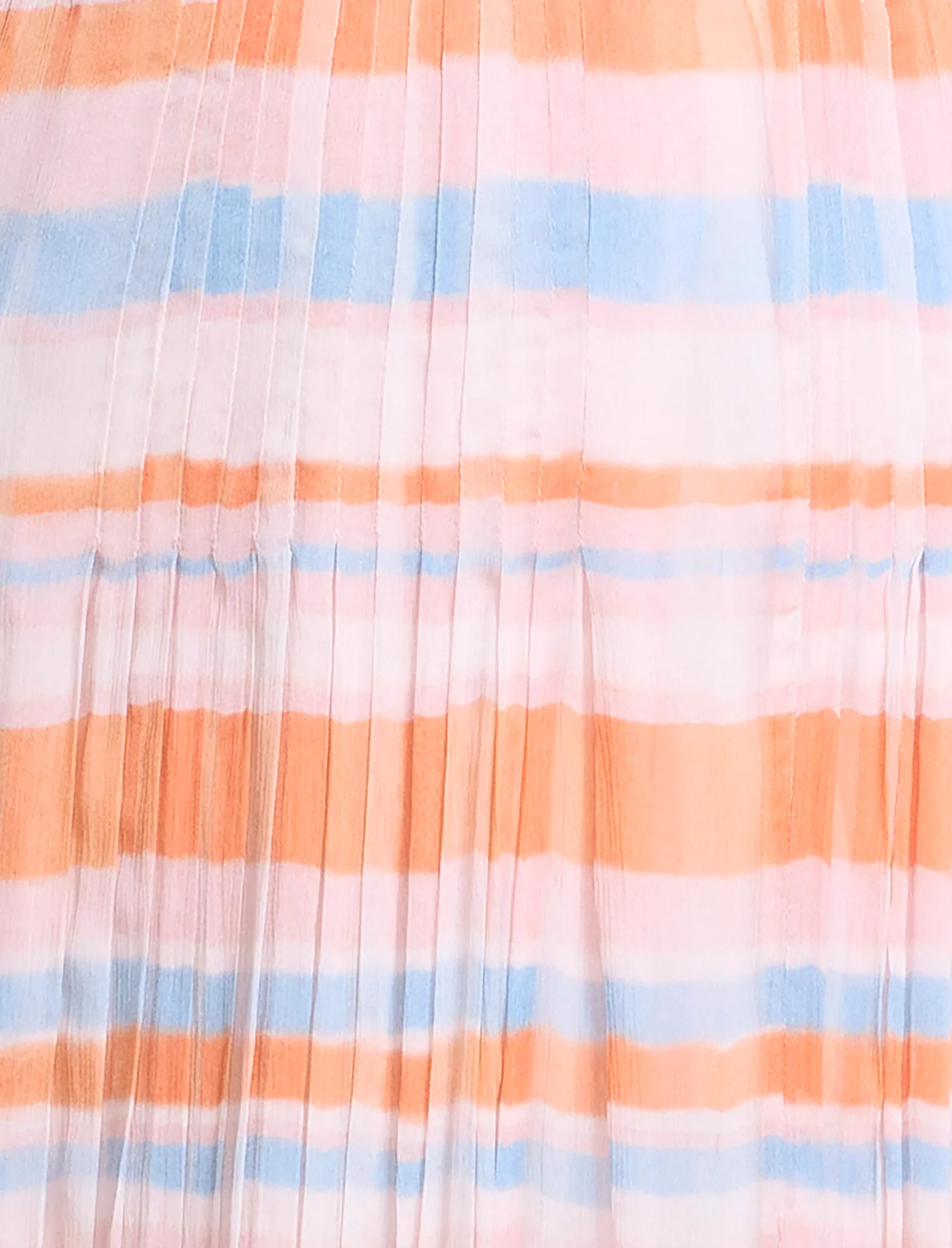 Printed Pleated Skirt