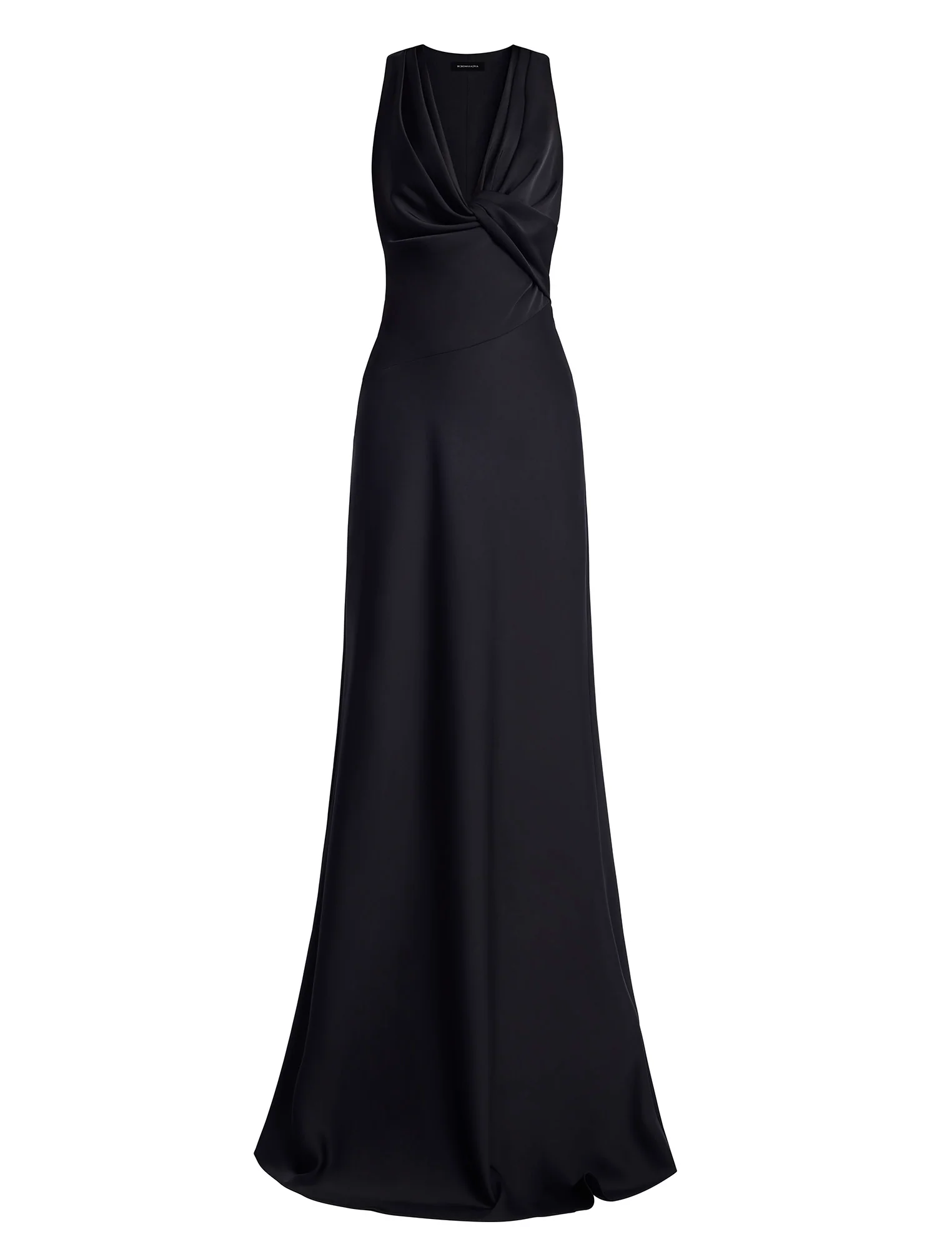 Cowl Neck Halter Gown