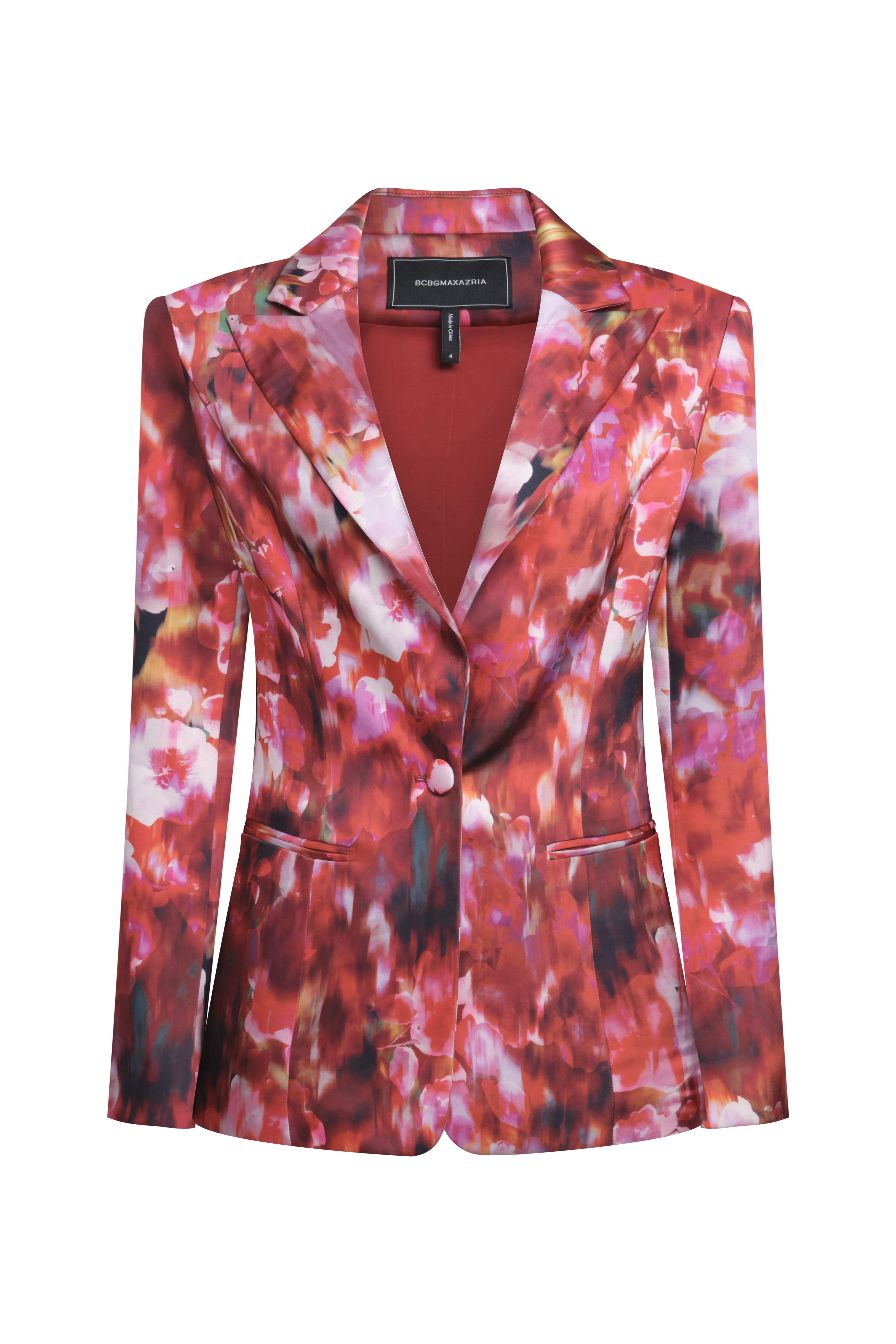 Washed Floral Blazer