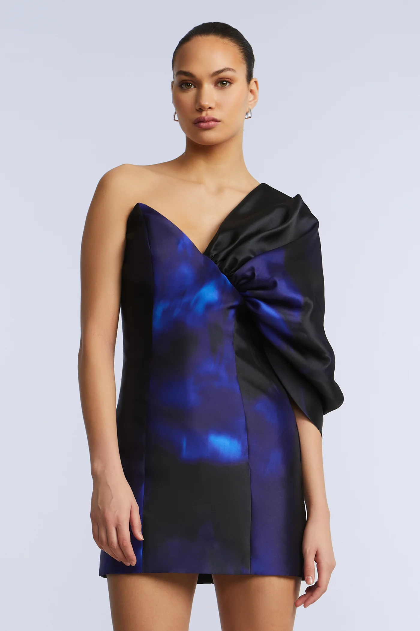 Exaggerated Sleeve Mini Dress