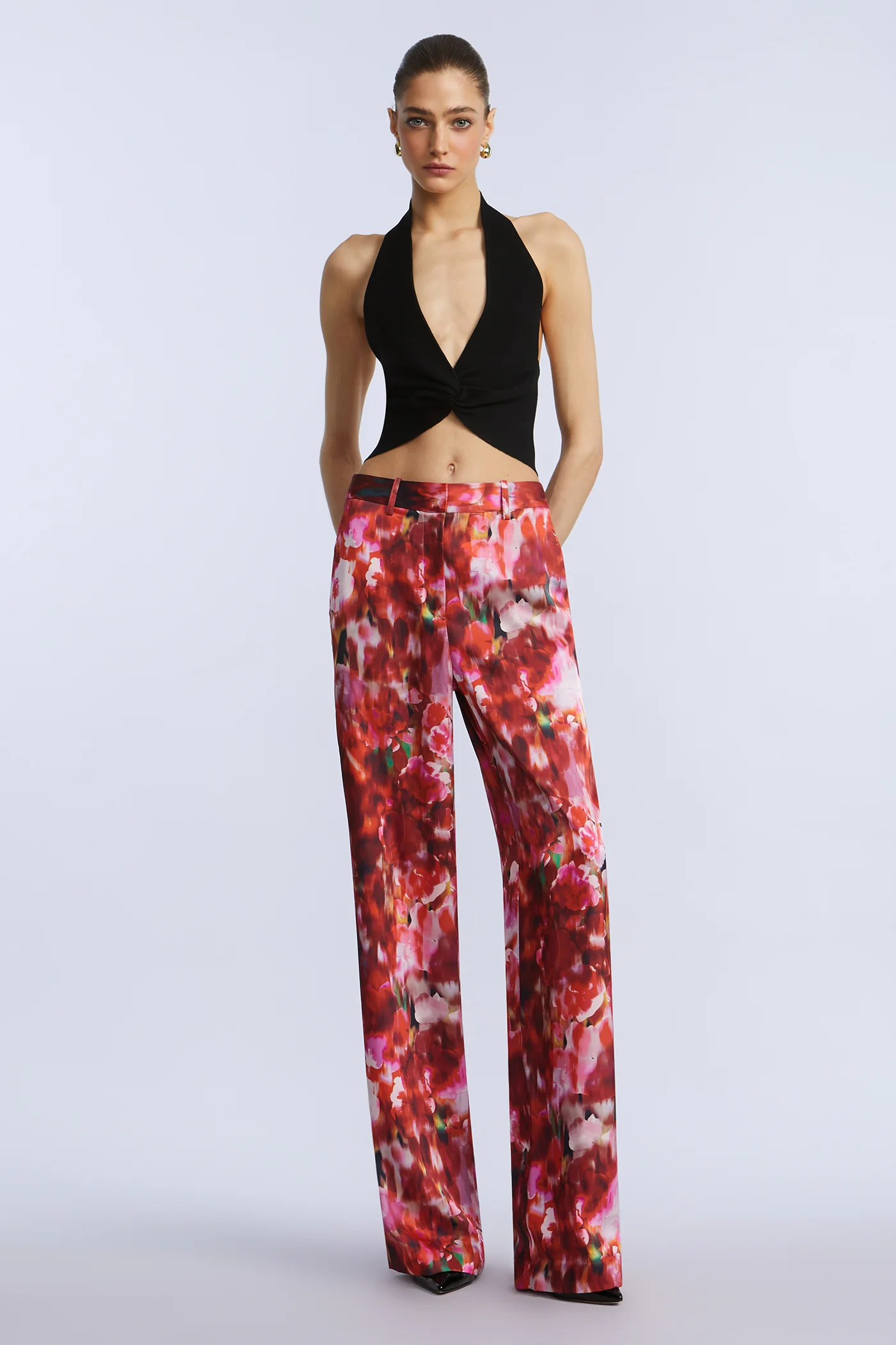 Washed Floral Pant