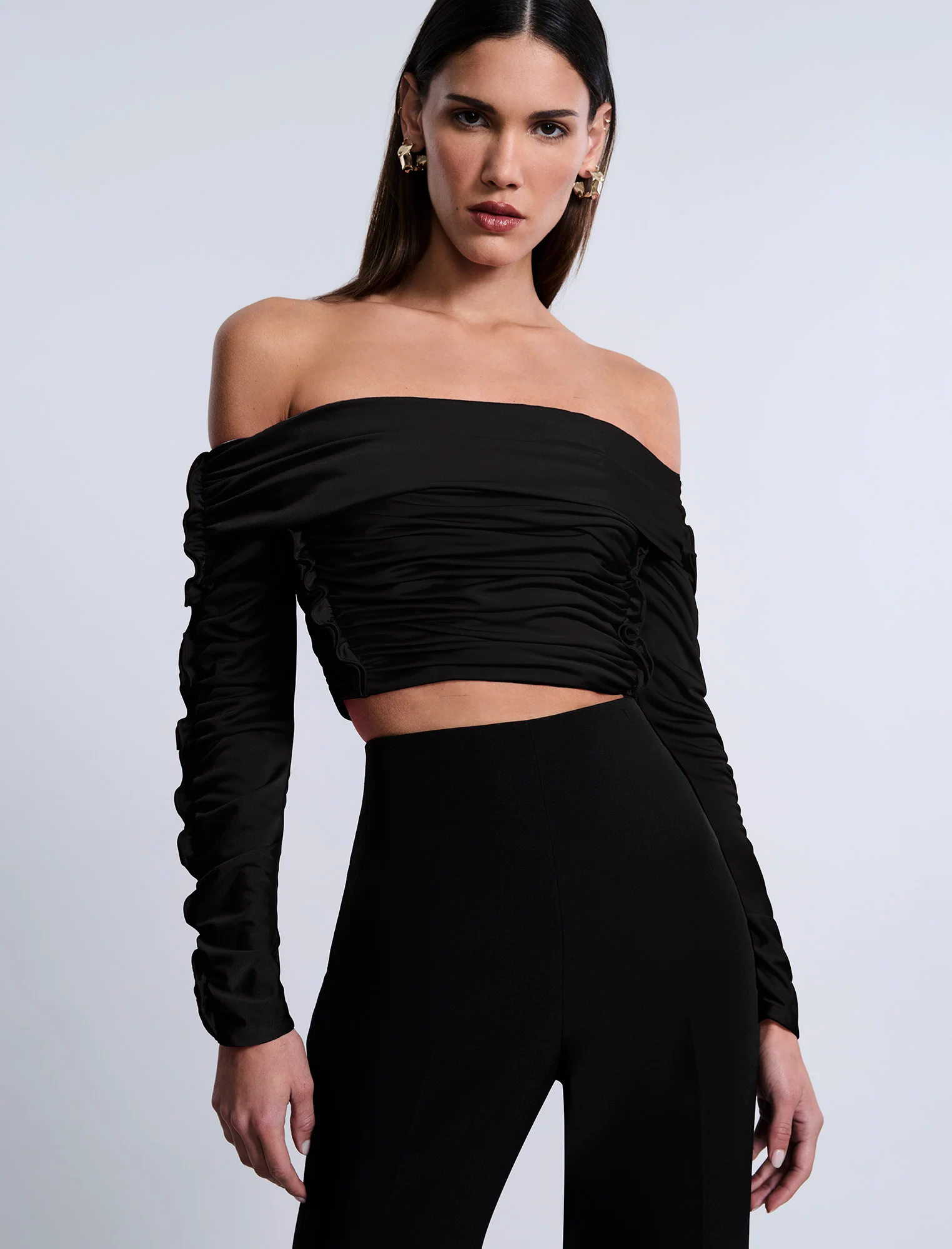 Lettuseruffle Off Shoulder Top