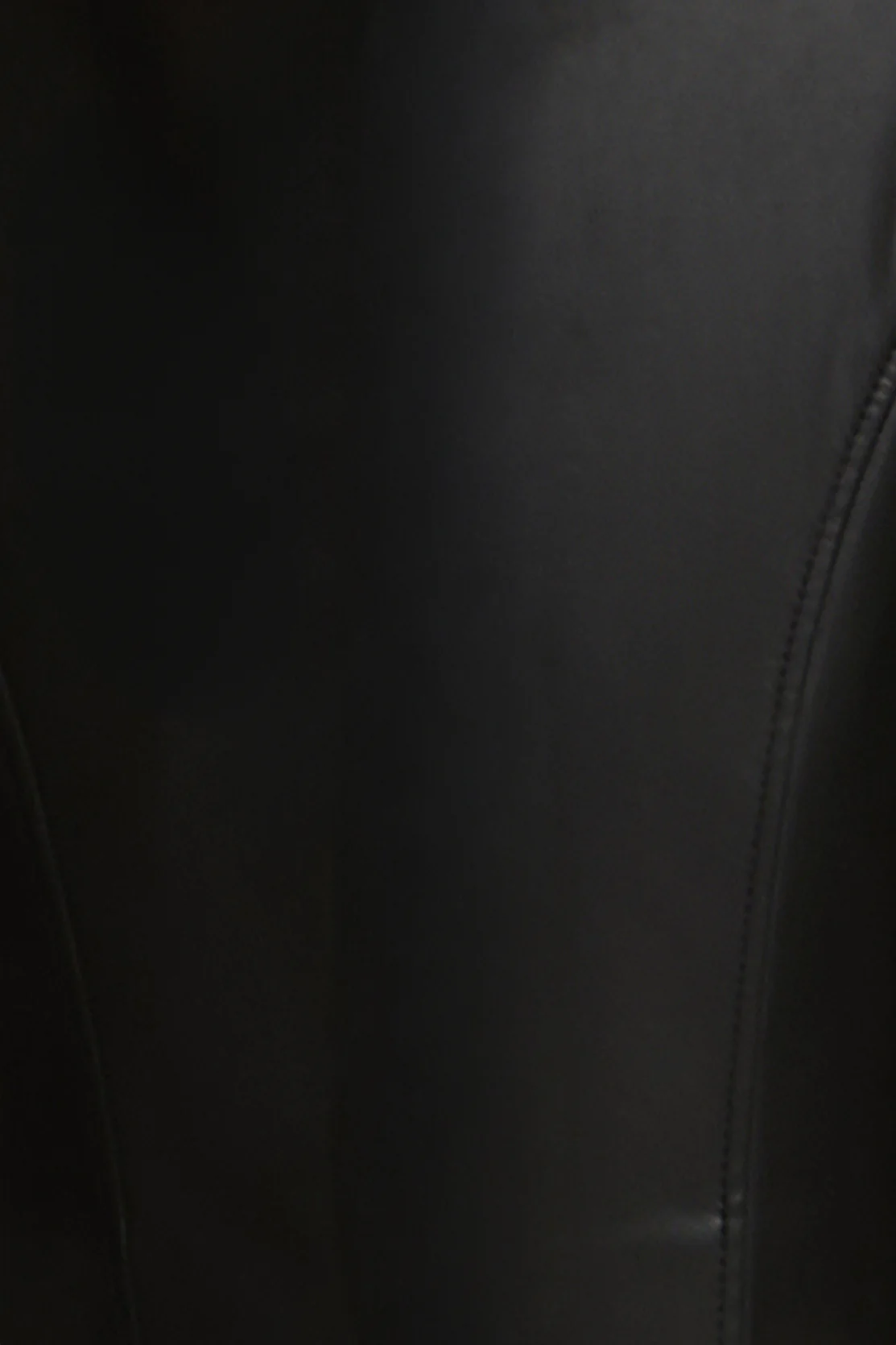 Puff Sleeve Leather Top