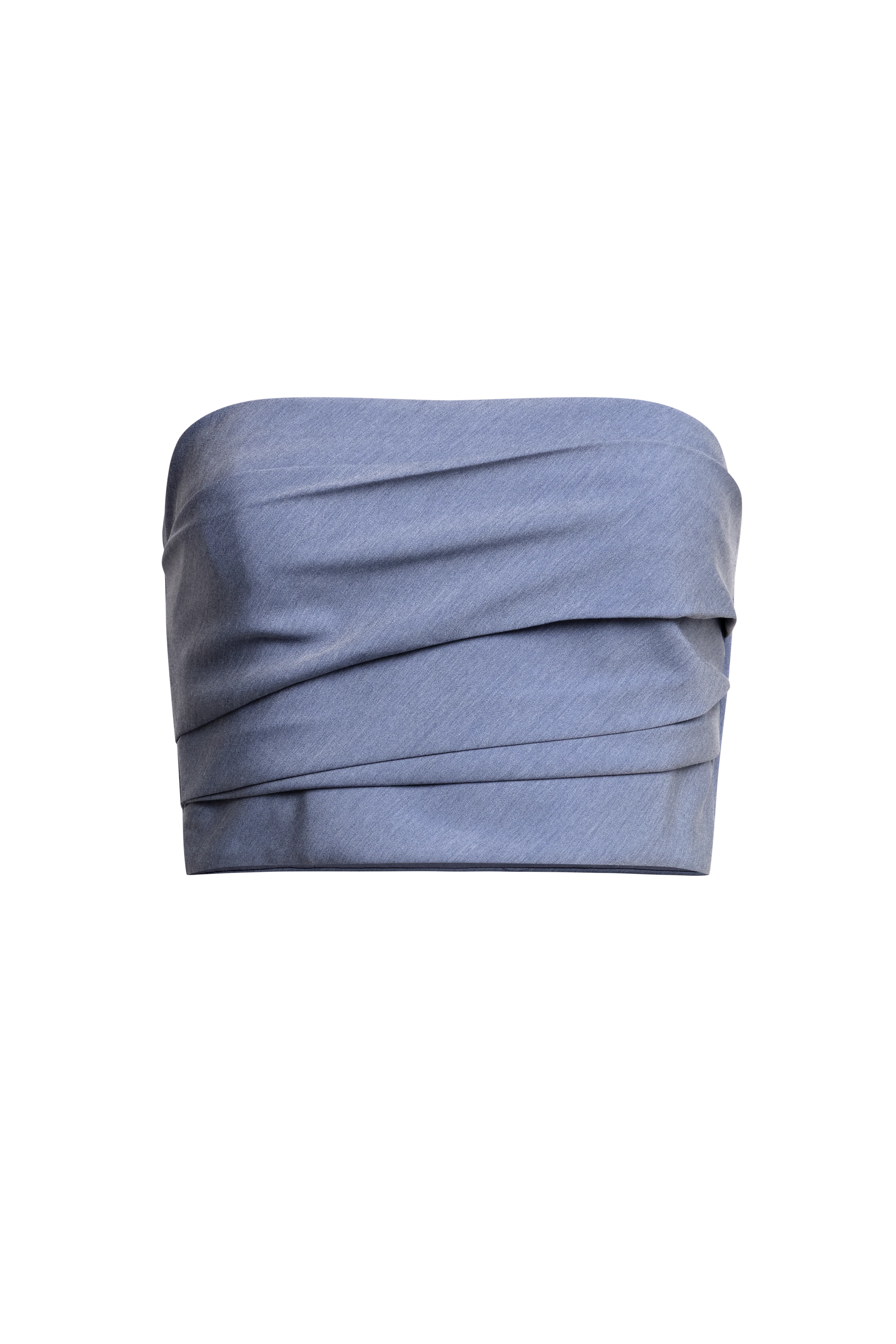 Solid Suiting Fabric Bustier