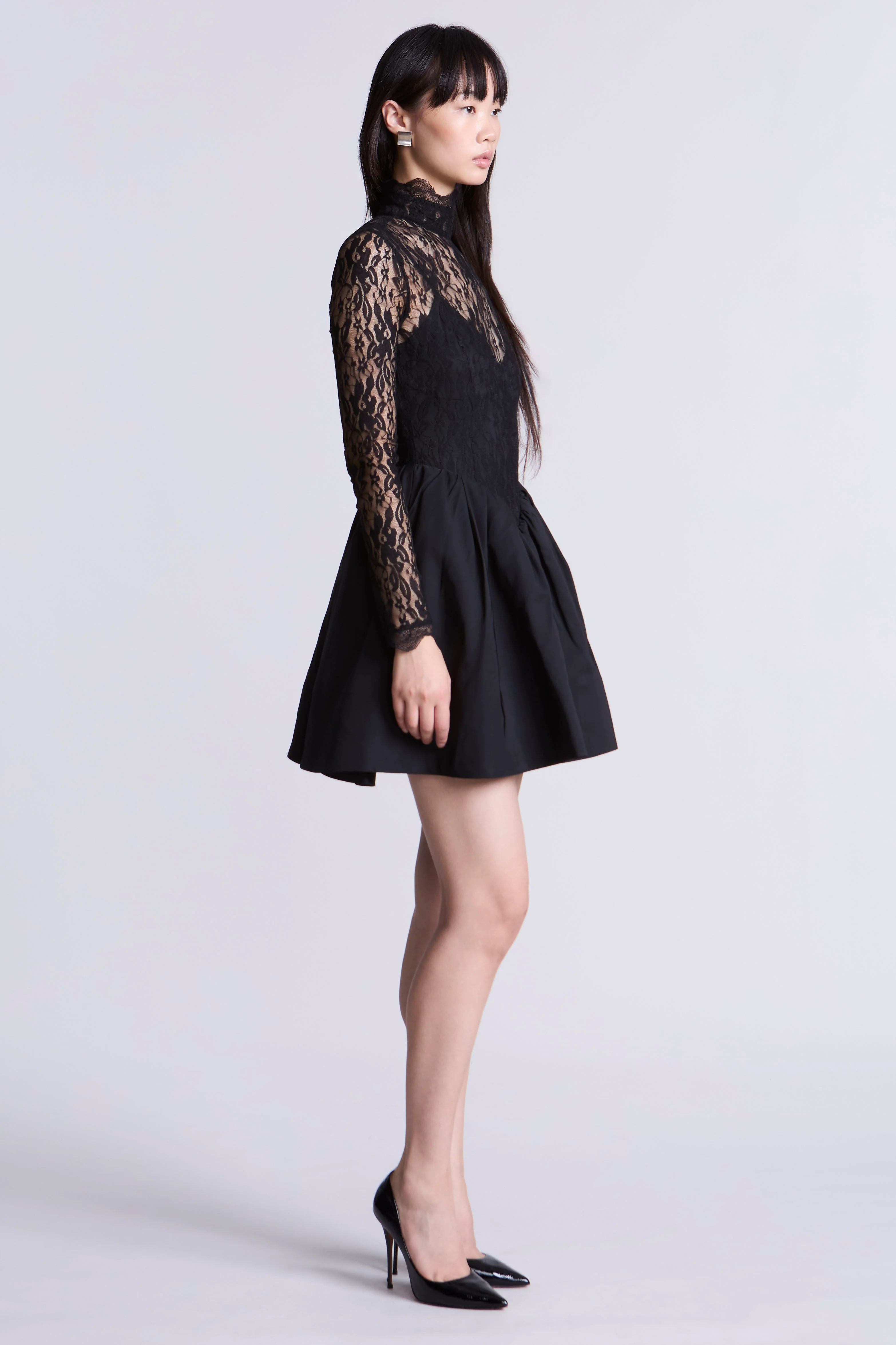 Stretch Lace Bubble Dress