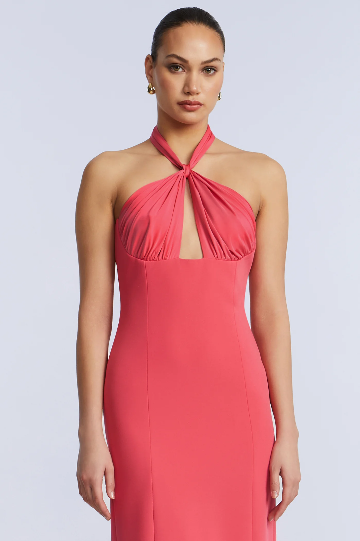 Midi Dress With A Twist