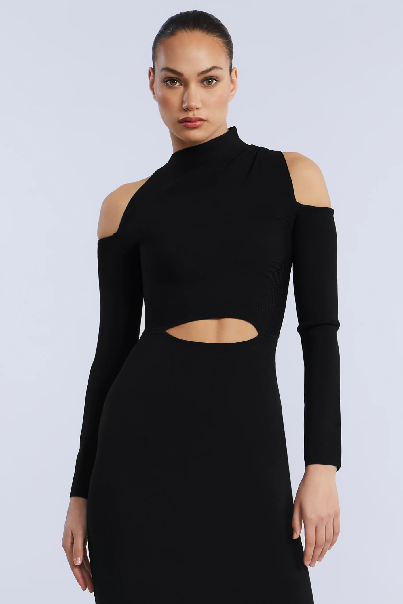 Cutout Cold Shoulder Dress