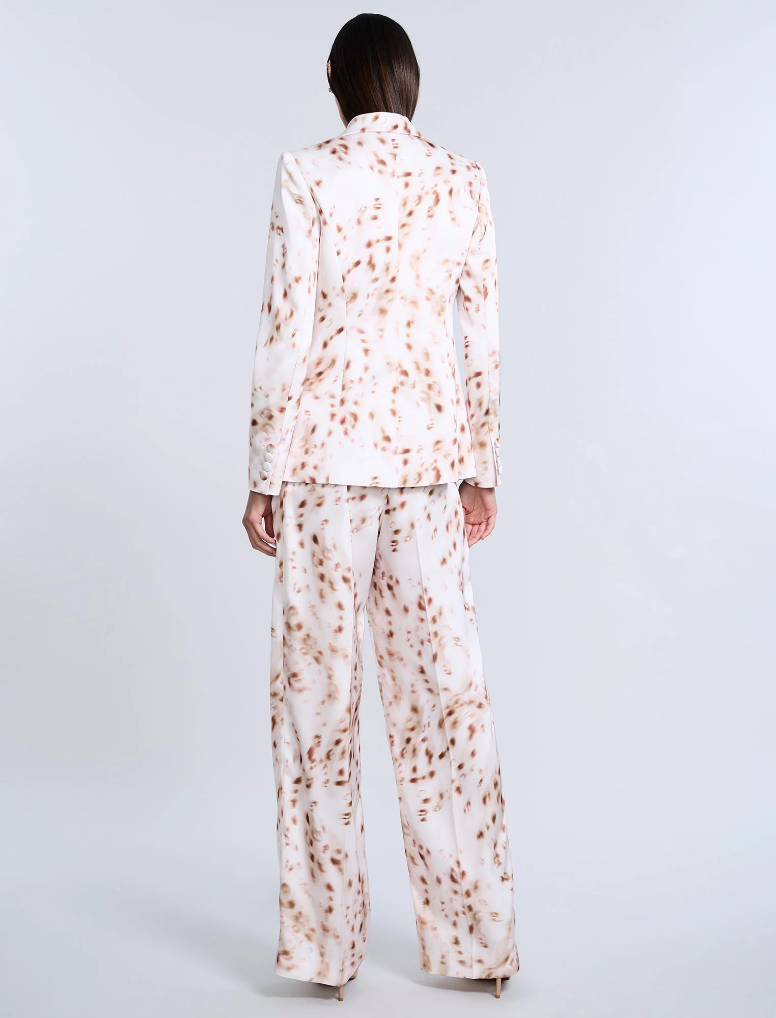 Single Breasted Animal Print