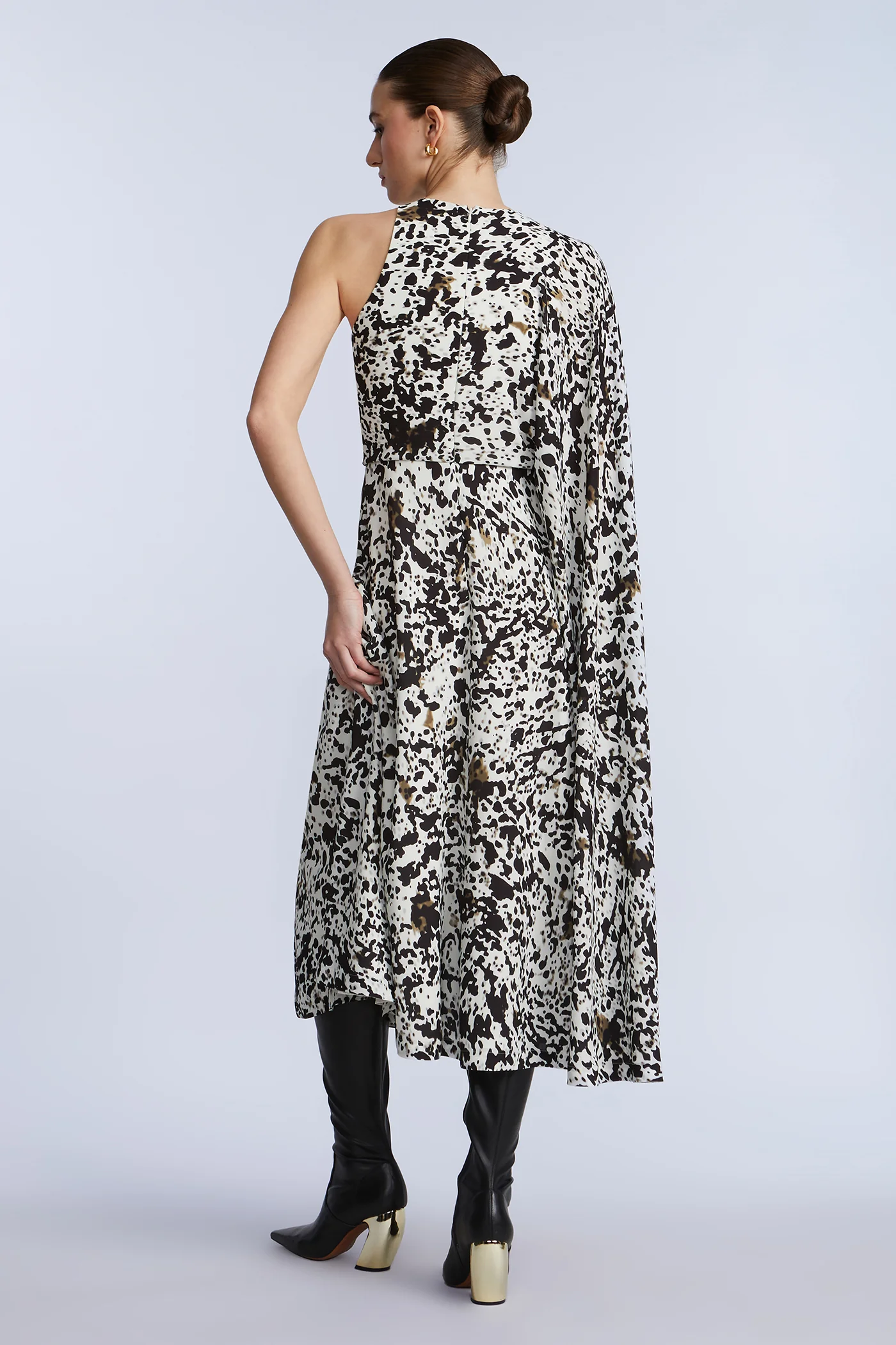 One Sleeve Midi Dress