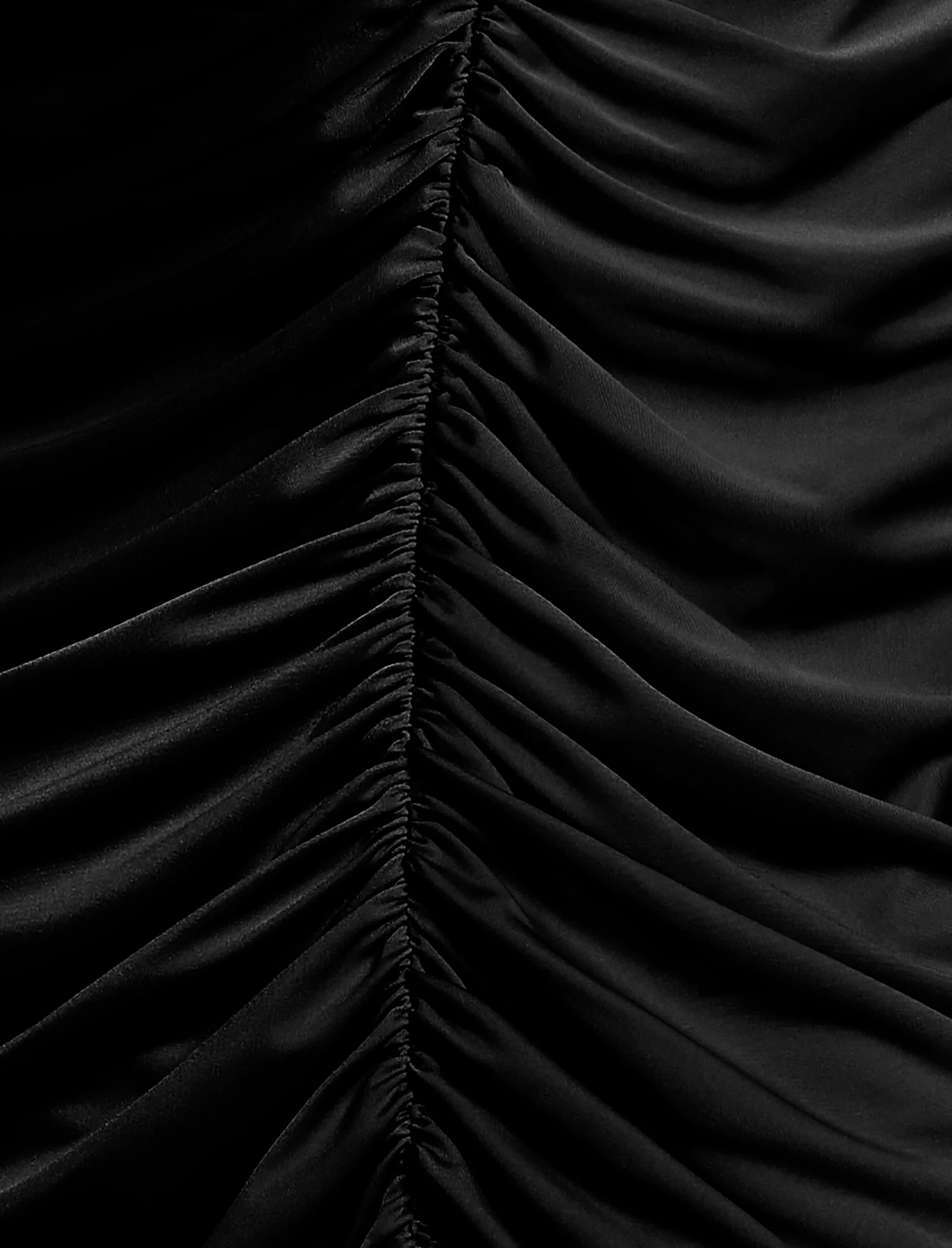 Hardware Ruched Midi Dress