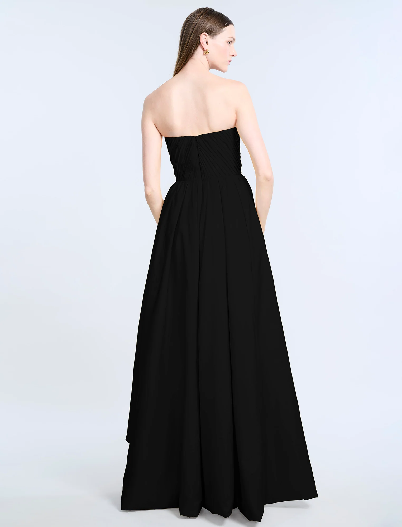 High Slit Ball Gown