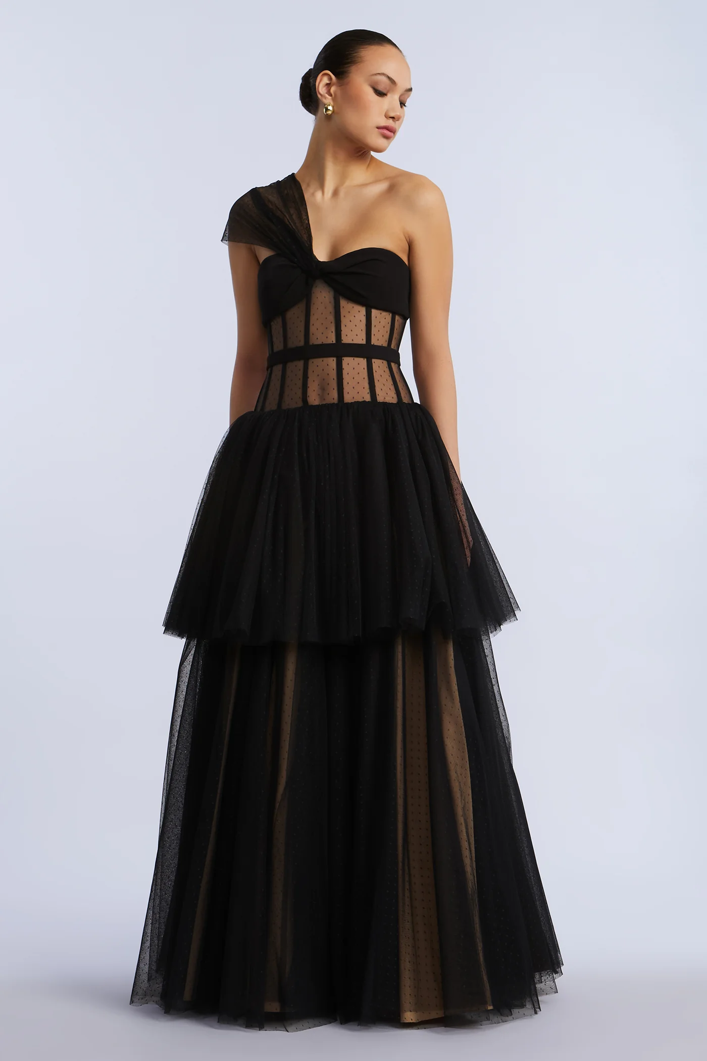 Dot Tulle Gown