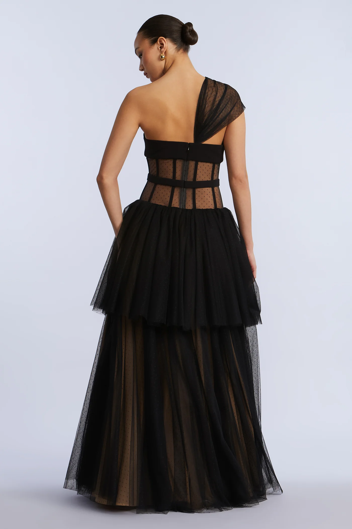 Dot Tulle Gown