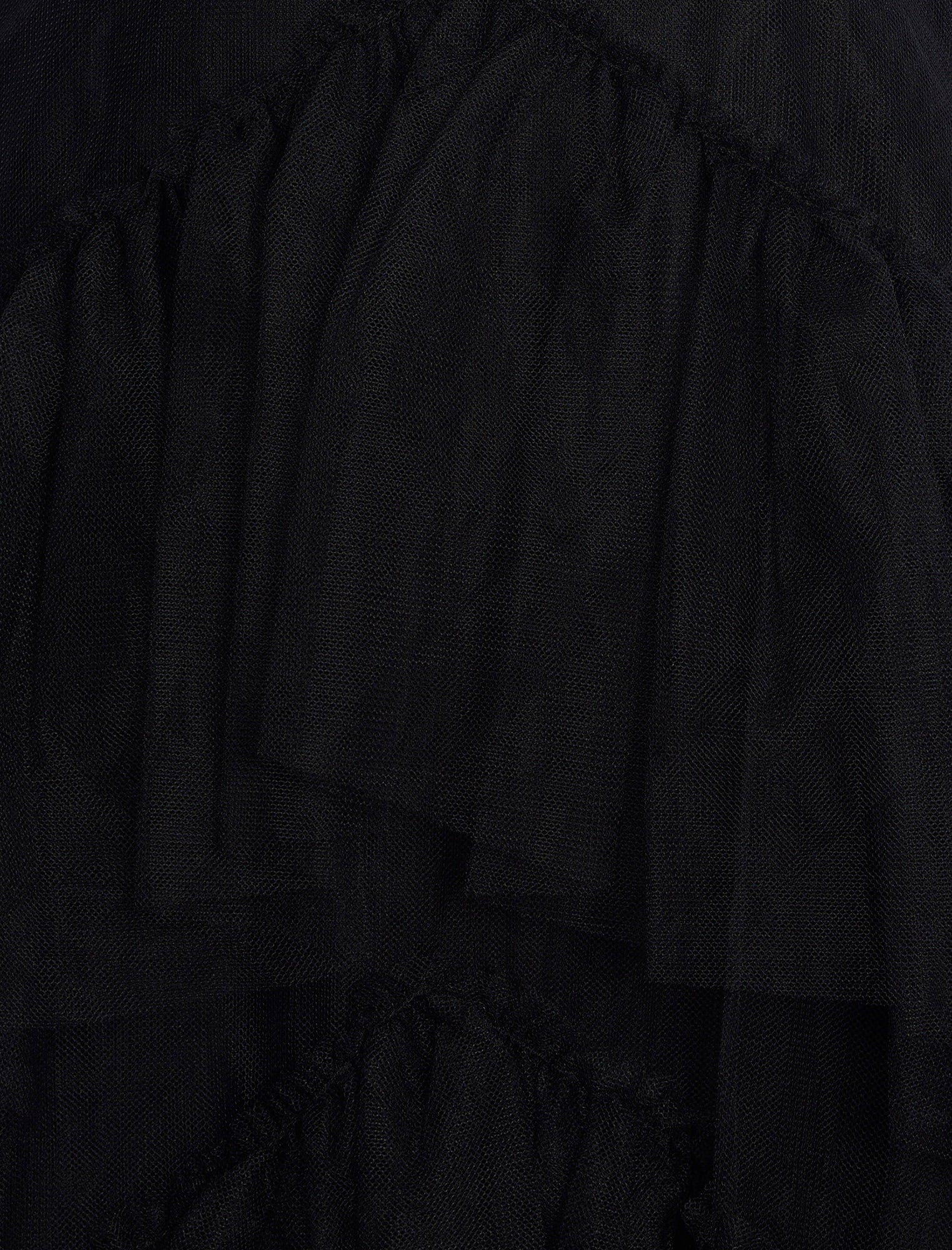 Oly Tiered Ruffle Tulle Evening Gown