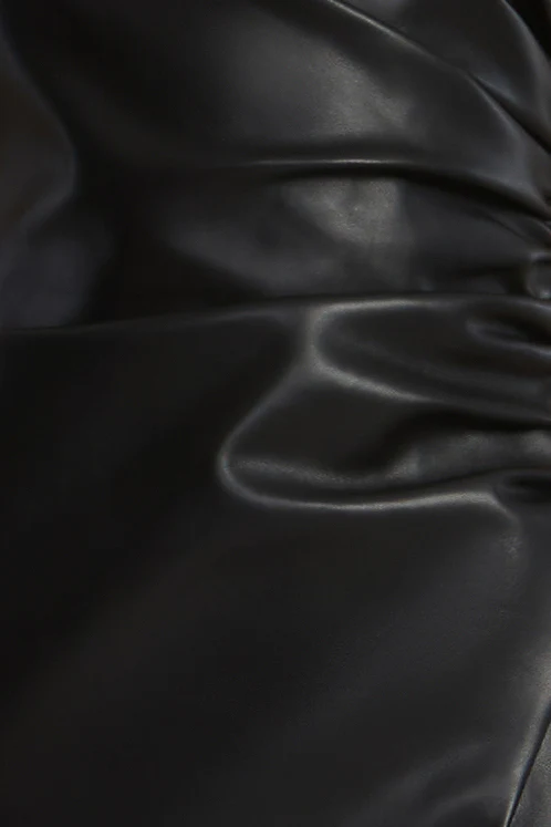 Leather Dress With Slit