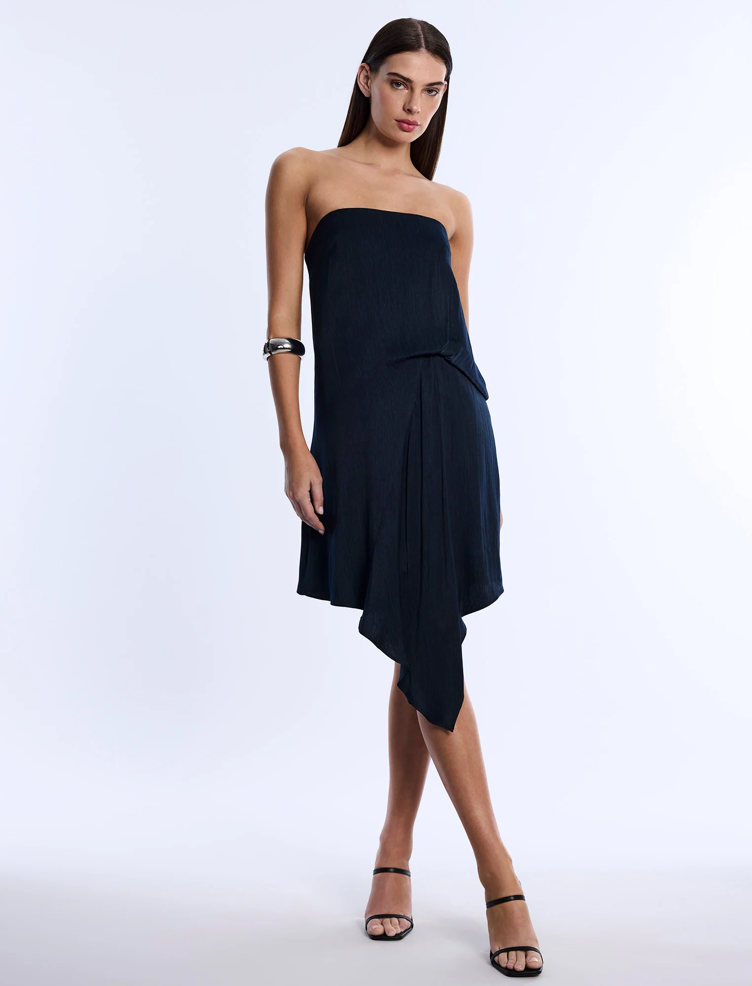 Strapless Drape Dress