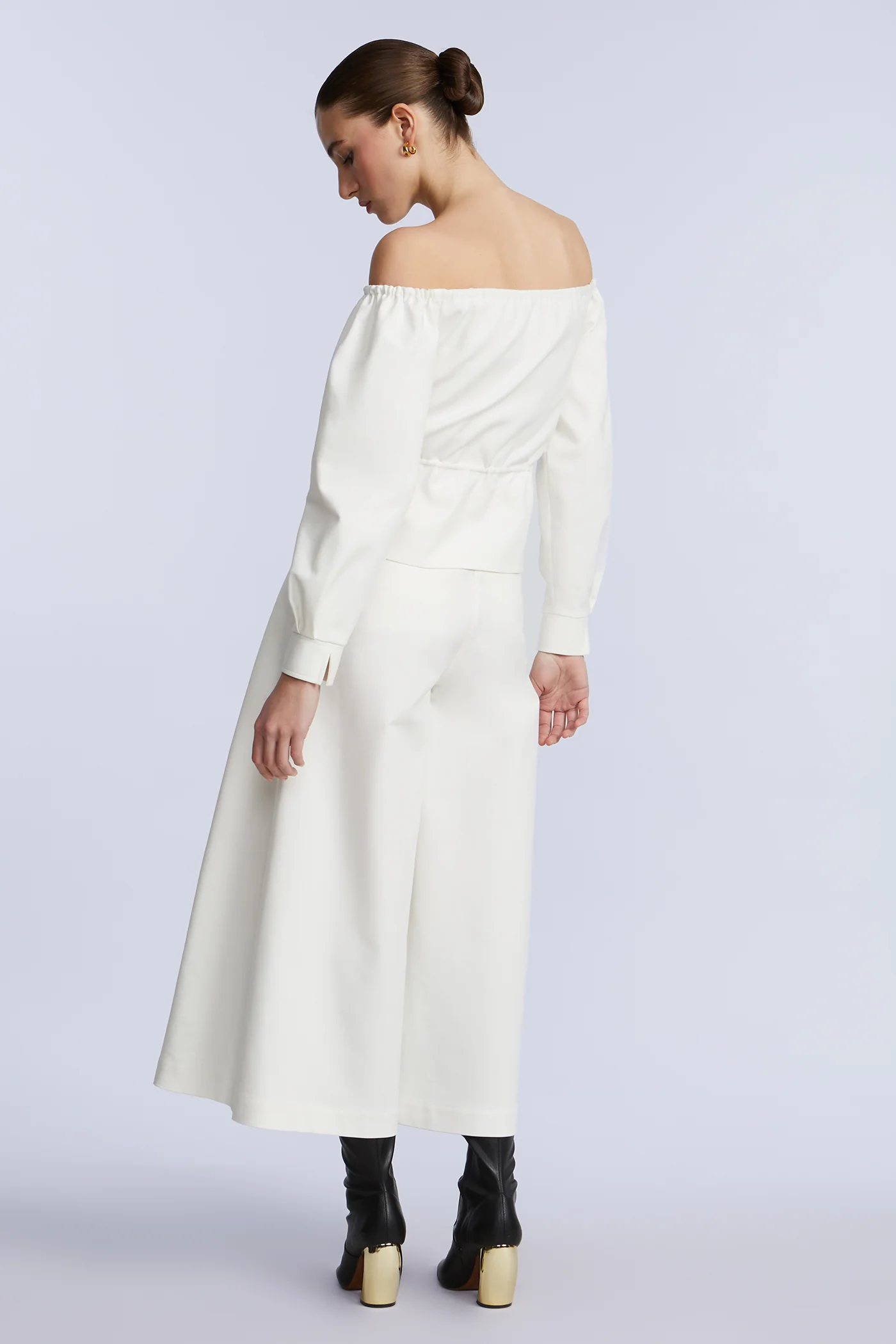 Off Shoulder Drawstring Top